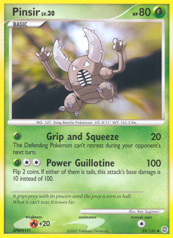 Pinsir (59/132) [Diamond & Pearl: Secret Wonders] - Comfy Hobbies