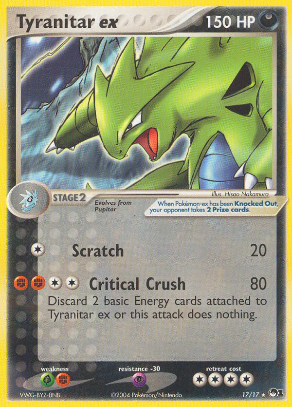 Tyranitar ex (17/17) [POP Series 1] - Comfy Hobbies