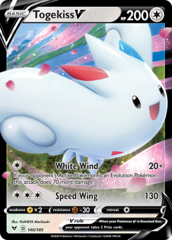 Togekiss V (140/185) [Sword & Shield: Vivid Voltage] - Comfy Hobbies