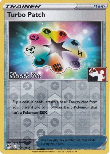 Turbo Patch (172/189) (Pokemon League) [Sword & Shield: Darkness Ablaze] - Comfy Hobbies