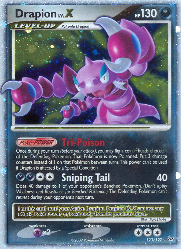 Drapion LV.X (123/127) [Platinum: Base Set] - Comfy Hobbies