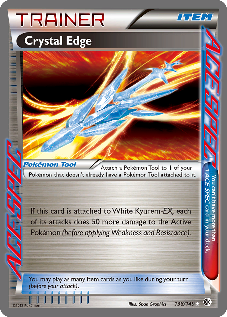 Crystal Edge (138/149) [Black & White: Boundaries Crossed] - Comfy Hobbies