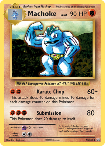 Machoke (58/108) [XY: Evolutions] - Comfy Hobbies