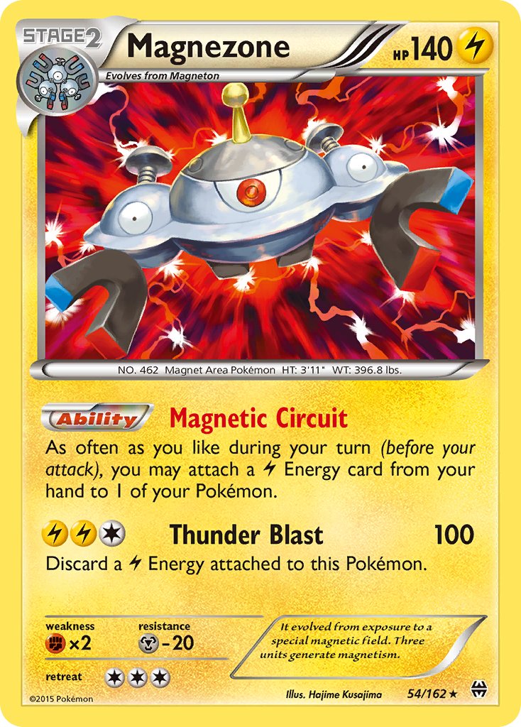 Magnezone (54/162) (Theme Deck Exclusive) [XY: BREAKthrough] - Comfy Hobbies