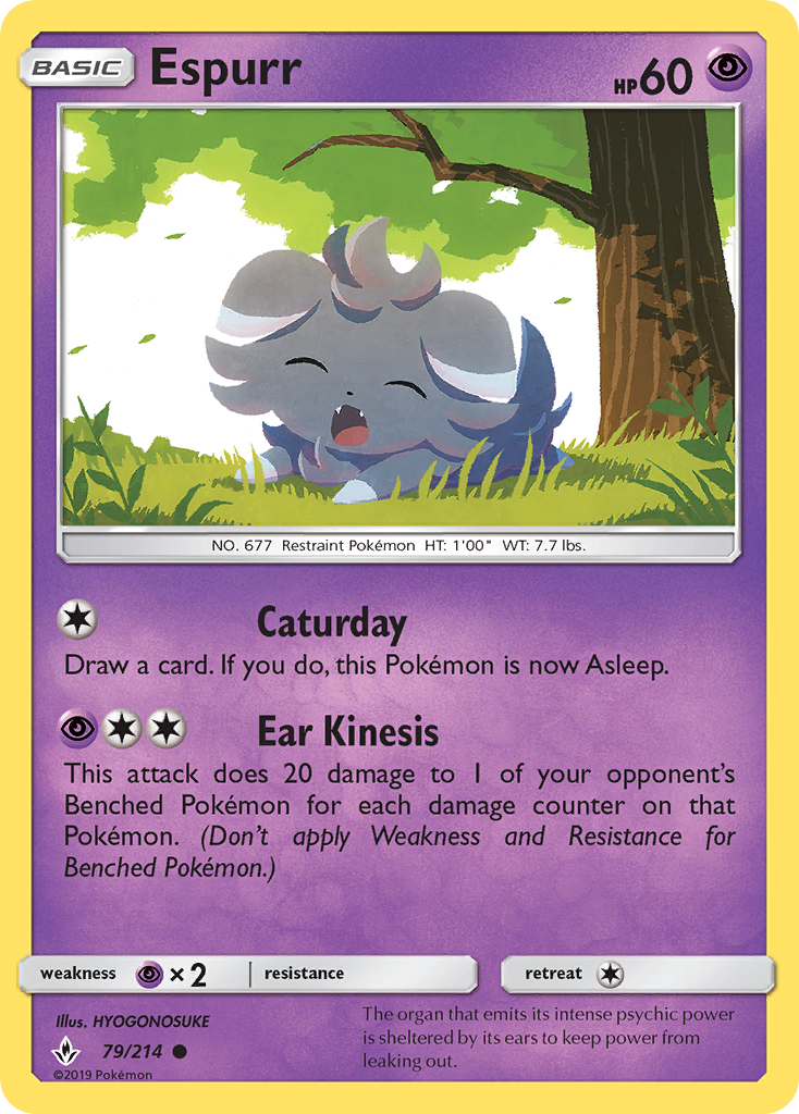 Espurr (79/214) [Sun & Moon: Unbroken Bonds] - Comfy Hobbies