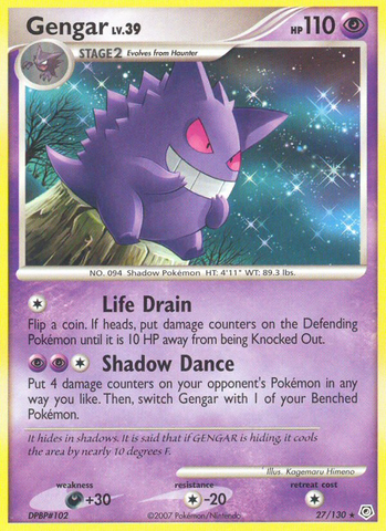 Gengar (27/130) [Diamond & Pearl: Base Set] - Comfy Hobbies