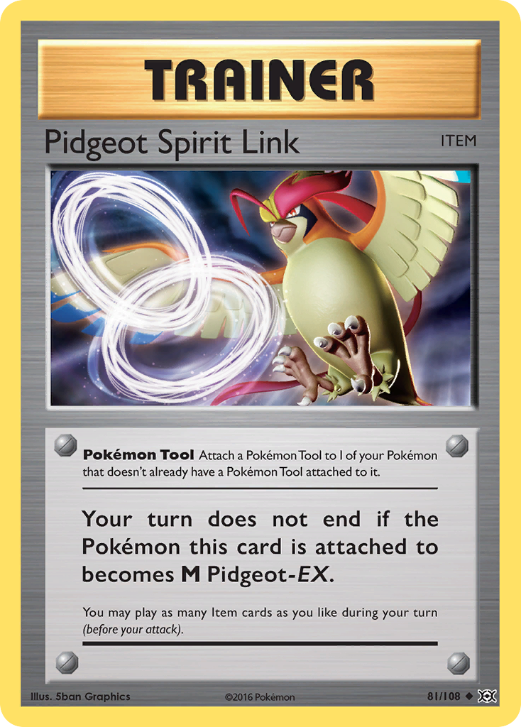 Pidgeot Spirit Link (81/108) [XY: Evolutions] - Comfy Hobbies