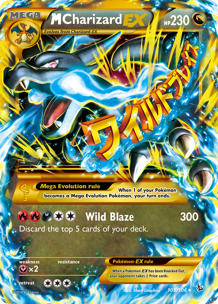 M Charizard EX (108/106) [XY: Flashfire] - Comfy Hobbies