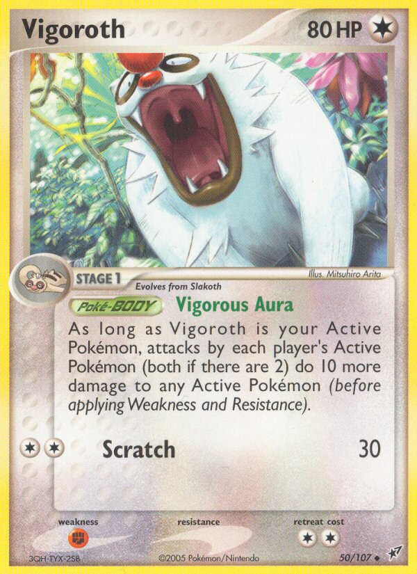 Vigoroth (50/107) [EX: Deoxys] - Comfy Hobbies