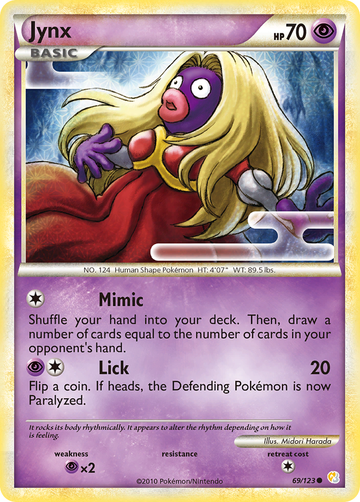 Jynx (69/123) [HeartGold & SoulSilver: Base Set] - Comfy Hobbies