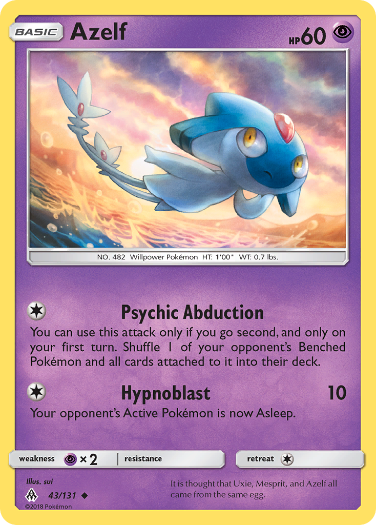 Azelf (43/131) [Sun & Moon: Forbidden Light] - Comfy Hobbies