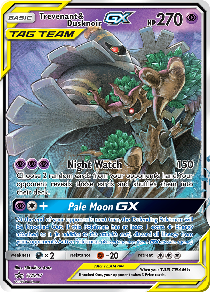 Trevenant & Dusknoir GX (SM217) [Sun & Moon: Black Star Promos] - Comfy Hobbies