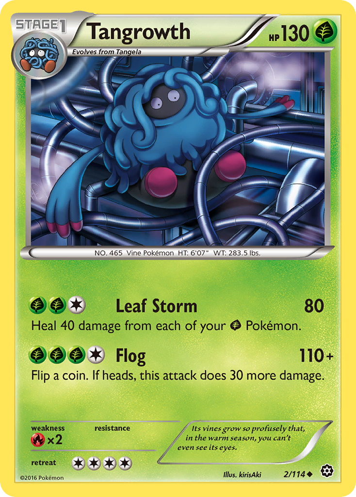Tangrowth (2/114) [XY: Steam Siege] - Comfy Hobbies