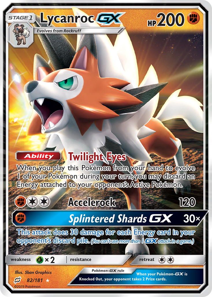 Lycanroc GX (82/181) [Sun & Moon: Team Up] - Comfy Hobbies