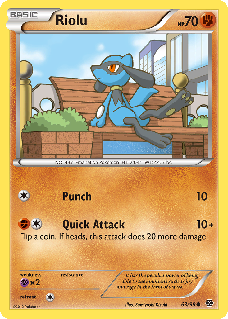 Riolu (63/99) [Black & White: Next Destinies] - Comfy Hobbies