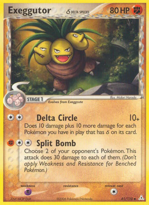 Exeggutor (41/110) (Delta Species) [EX: Holon Phantoms] - Comfy Hobbies