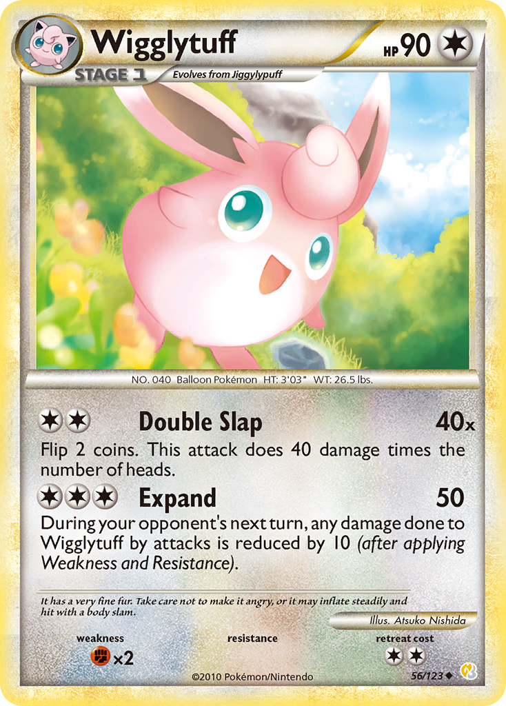 Wigglytuff (56/123) [HeartGold & SoulSilver: Base Set] - Comfy Hobbies