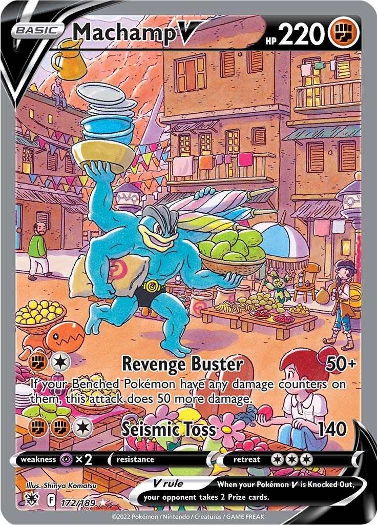 Machamp V (172/189) [Sword & Shield: Astral Radiance] - Comfy Hobbies