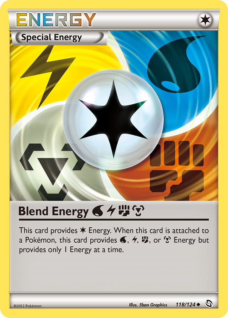 Blend Energy WaterLightningFightingMetal (118/124) [Black & White: Dragons Exalted] - Comfy Hobbies