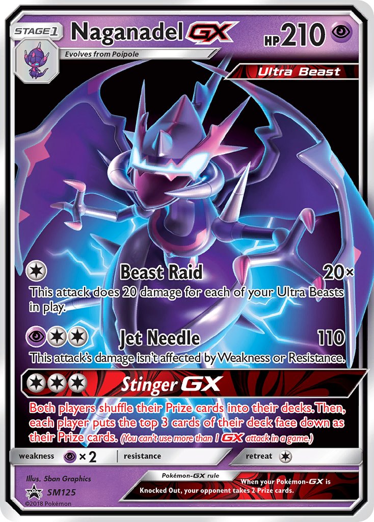 Naganadel GX (SM125) [Sun & Moon: Black Star Promos] - Comfy Hobbies