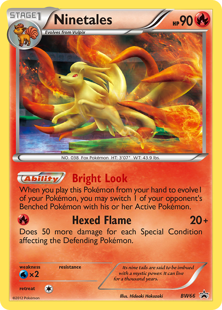 Ninetales (BW66) [Black & White: Black Star Promos] - Comfy Hobbies