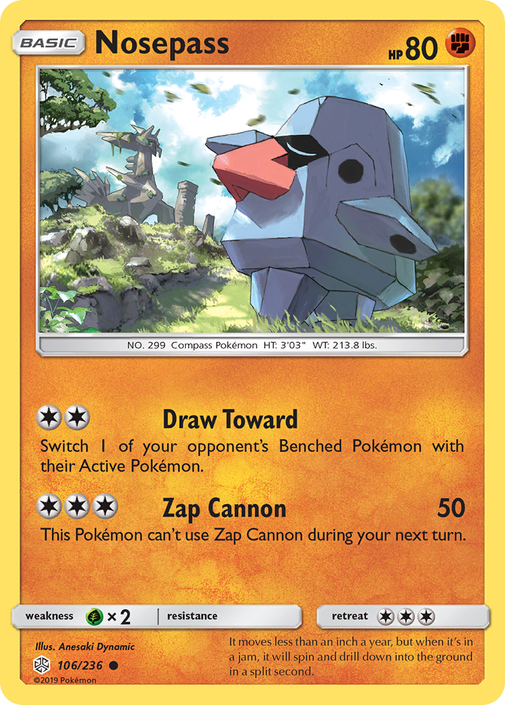 Nosepass (106/236) [Sun & Moon: Cosmic Eclipse] - Comfy Hobbies