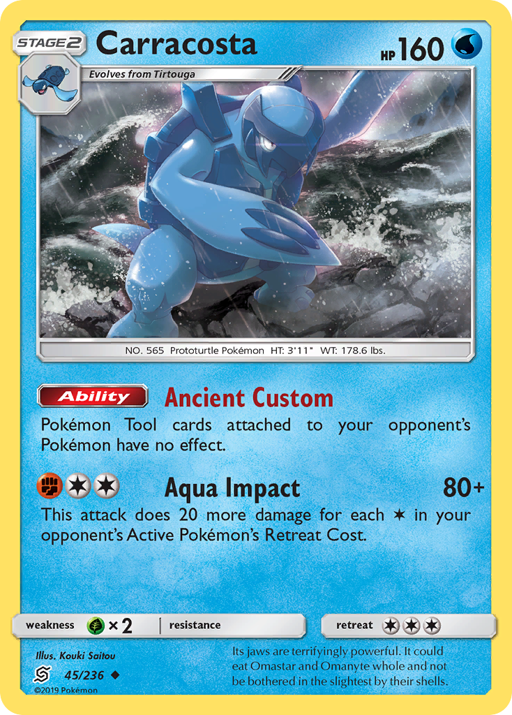 Carracosta (45/236) [Sun & Moon: Unified Minds] - Comfy Hobbies