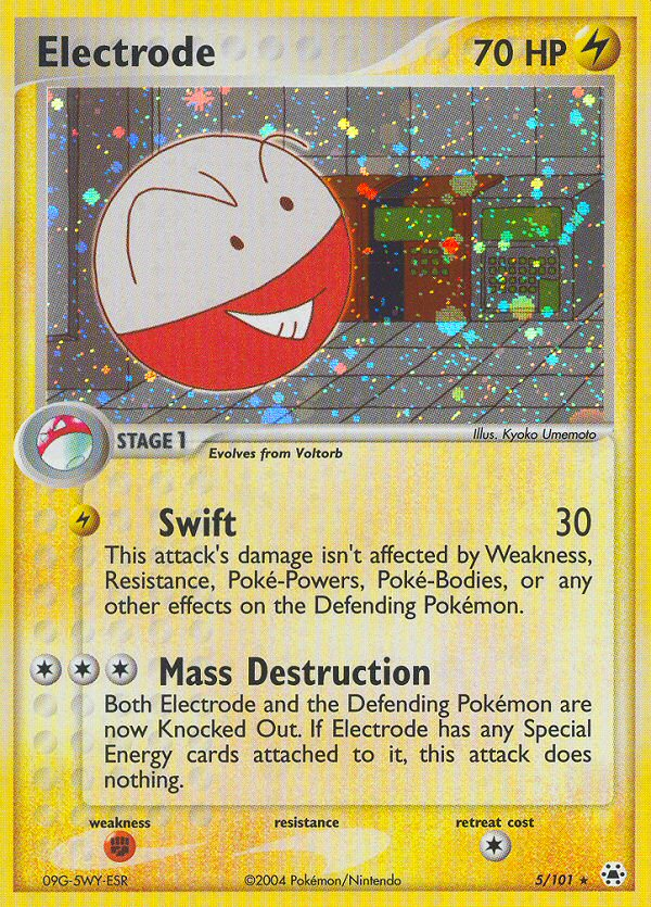 Electrode (5/101) [EX: Hidden Legends] - Comfy Hobbies