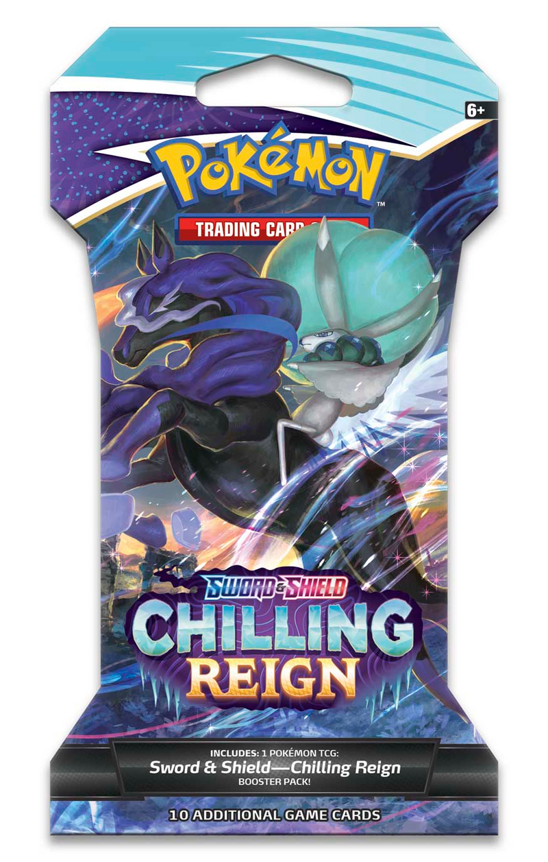 Sword & Shield: Chilling Reign - Sleeved Booster Pack - Comfy Hobbies