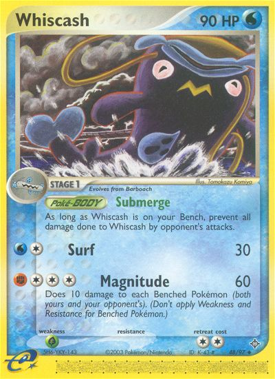 Whiscash (48/97) [EX: Dragon] - Comfy Hobbies