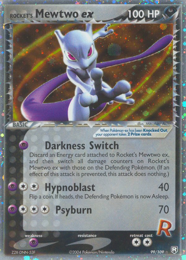Rocket's Mewtwo ex (99/109) [EX: Team Rocket Returns] - Comfy Hobbies