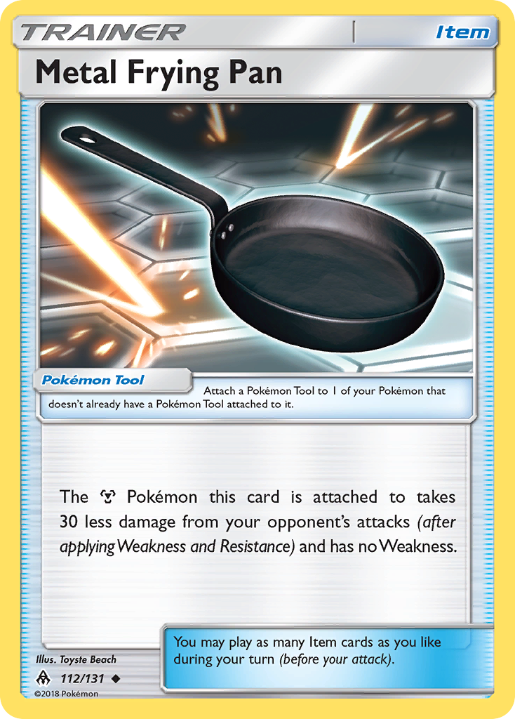 Metal Frying Pan (112/131) [Sun & Moon: Forbidden Light] - Comfy Hobbies