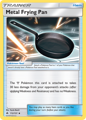 Metal Frying Pan (112/131) [Sun & Moon: Forbidden Light] - Comfy Hobbies