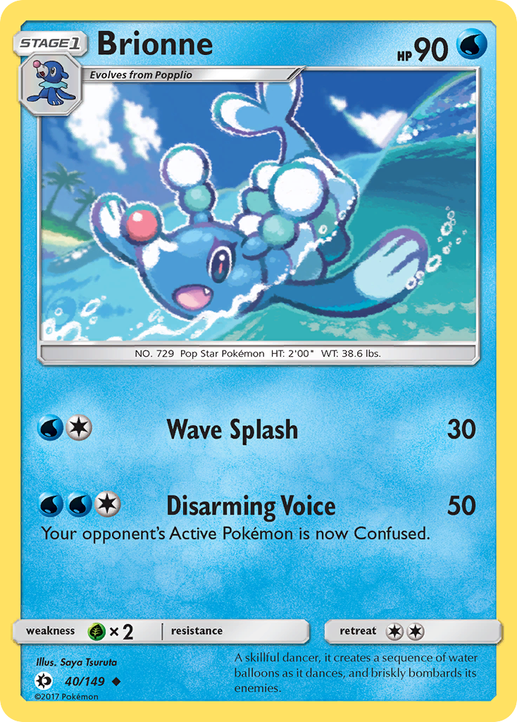 Brionne (40/149) [Sun & Moon: Base Set] - Comfy Hobbies