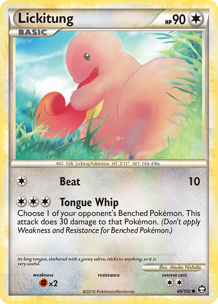 Lickitung (66/102) [HeartGold & SoulSilver: Triumphant] - Comfy Hobbies