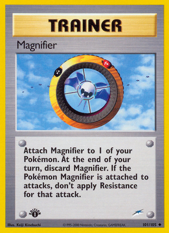 Magnifier (101/105) [Neo Destiny 1st Edition] - Comfy Hobbies