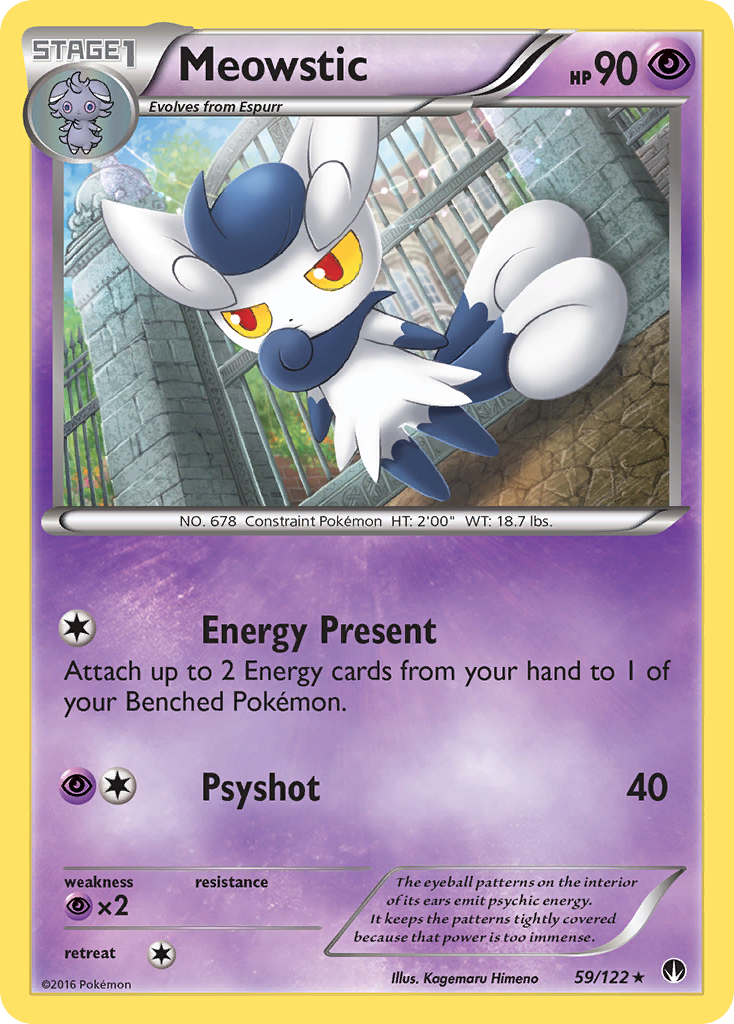 Meowstic (59/122) [XY: BREAKpoint] - Comfy Hobbies