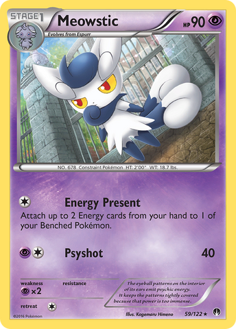 Meowstic (59/122) [XY: BREAKpoint] - Comfy Hobbies