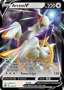 Arceus V (122/172) (Metal Card) [Sword & Shield: Brilliant Stars] - Comfy Hobbies