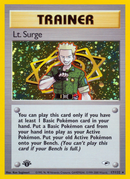 Lt. Surge (17/132) [Gym Heroes 1st Edition] - Comfy Hobbies