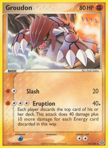 Groudon (14/106) [EX: Emerald] - Comfy Hobbies