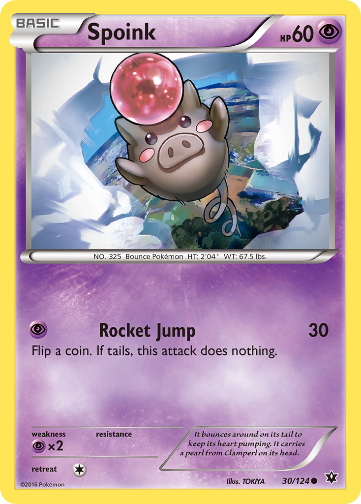 Spoink (30/124) [XY: Fates Collide] - Comfy Hobbies