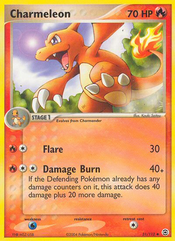 Charmeleon (31/112) [EX: FireRed & LeafGreen] - Comfy Hobbies