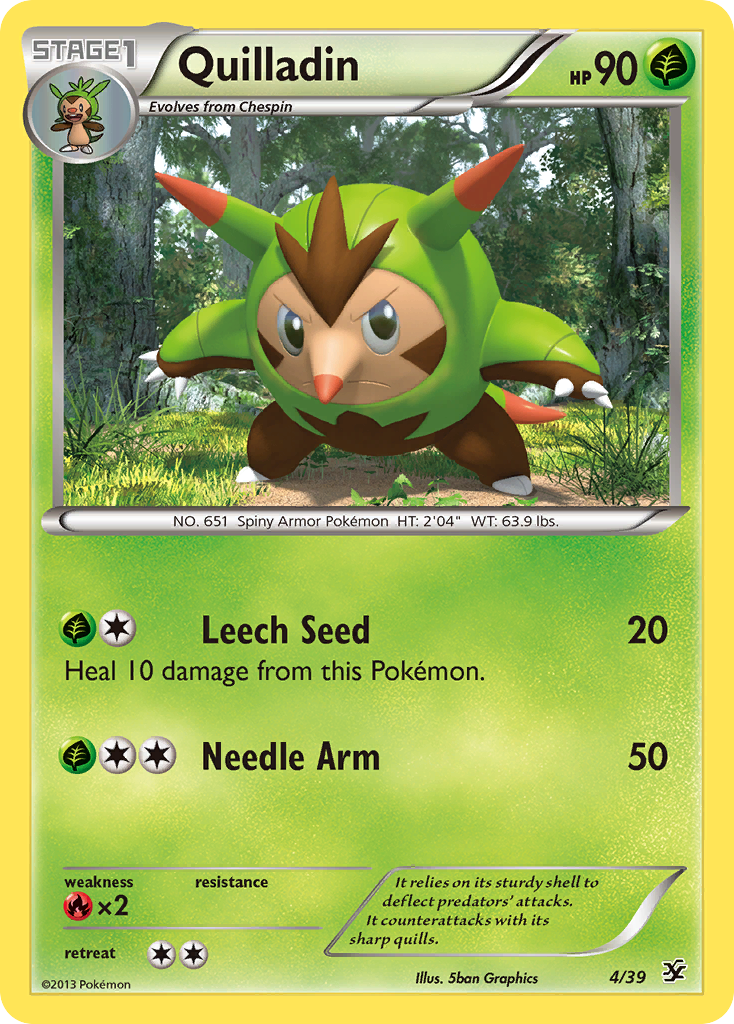 Quilladin (4/39) [XY: Kalos Starter Set] - Comfy Hobbies