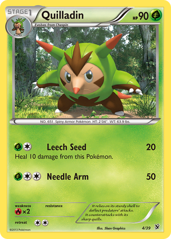 Quilladin (4/39) [XY: Kalos Starter Set] - Comfy Hobbies