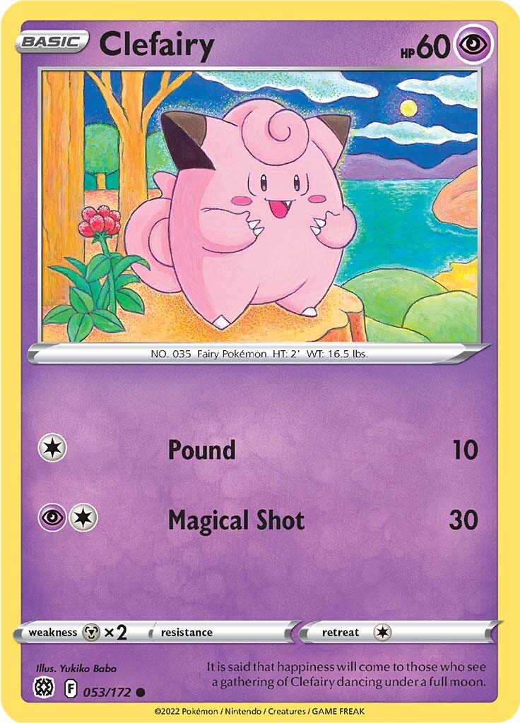 Clefairy (053/172) [Sword & Shield: Brilliant Stars] - Comfy Hobbies