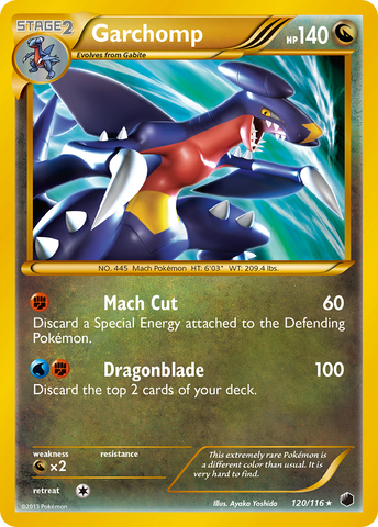 Garchomp (120/116) [Black & White: Plasma Freeze] - Comfy Hobbies