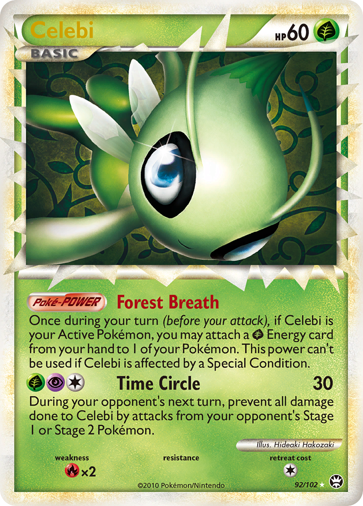 Celebi (92/102) [HeartGold & SoulSilver: Triumphant] - Comfy Hobbies