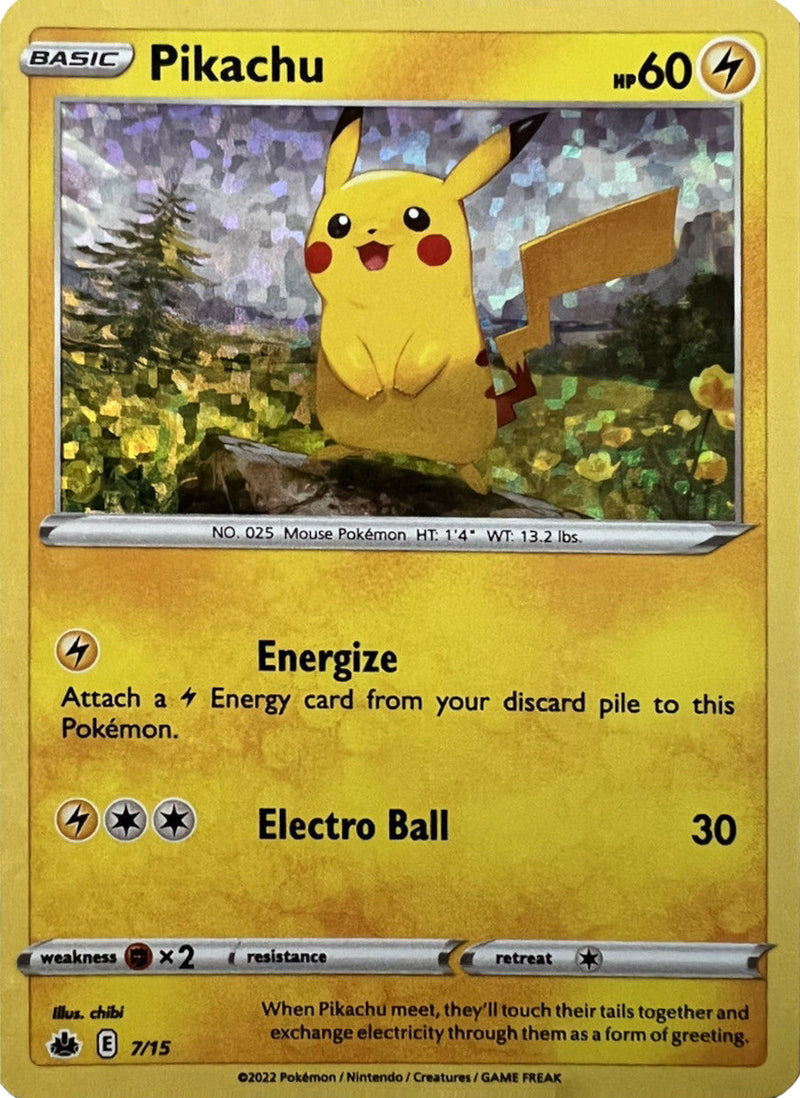 Pikachu (7/15) [McDonald's Promos: Match Battle] - Comfy Hobbies