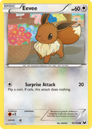 Eevee (83/108) [Black & White: Dark Explorers] - Comfy Hobbies